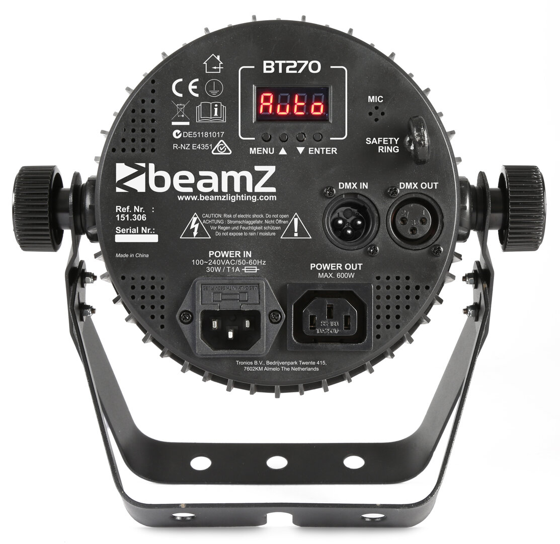 BT270 LED FLAT PAR 7X6W 4-IN-1 RGBW beamZ