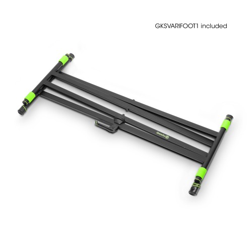 Gravity GKSX2 - Keyboard Stand X-Form, Double, Black