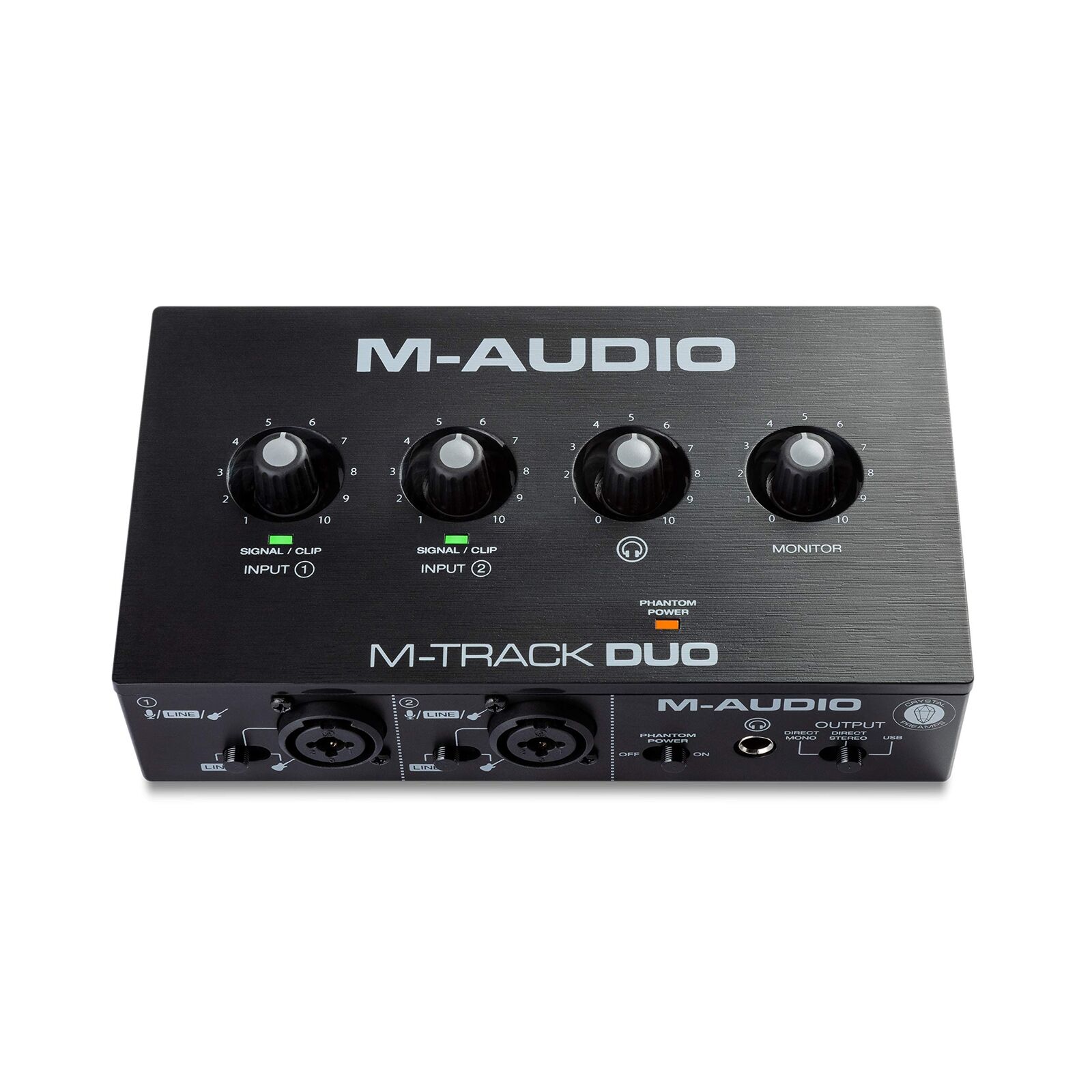 M-Audio M-Track Duo - USB Audio Interface for Recording, Streaming