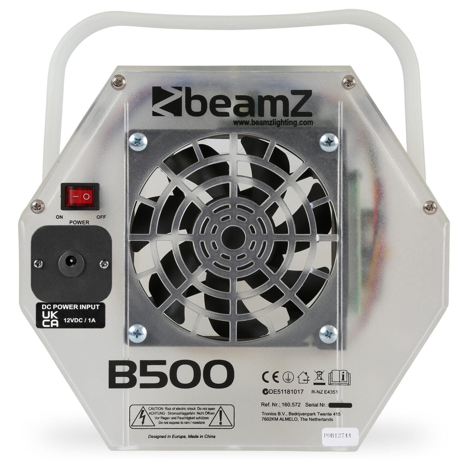 B500LED BUBBLE MACHINE MEDIUM LED RGB beamZ