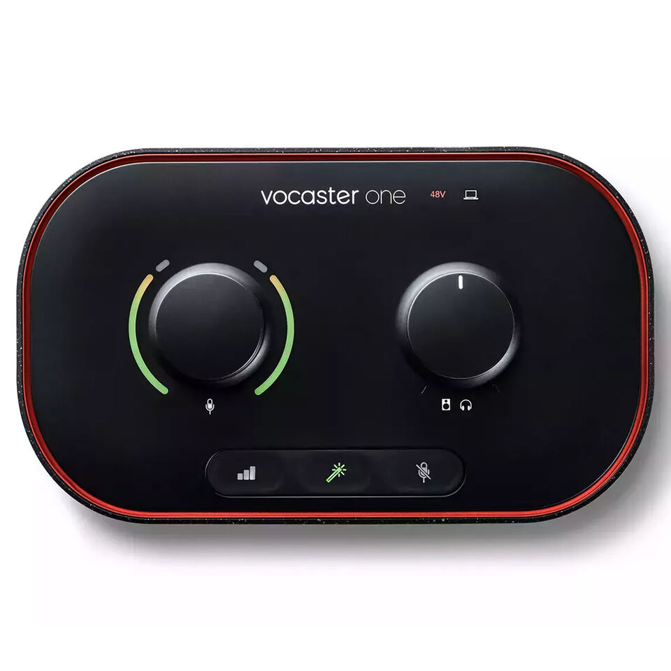 Focusrite Vocaster One Podcasting Interface for Recording as a Solo Creator